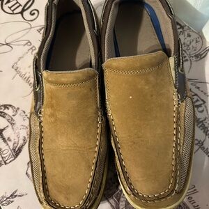 Bass Men's Brown and Tan Slip-On Loafers